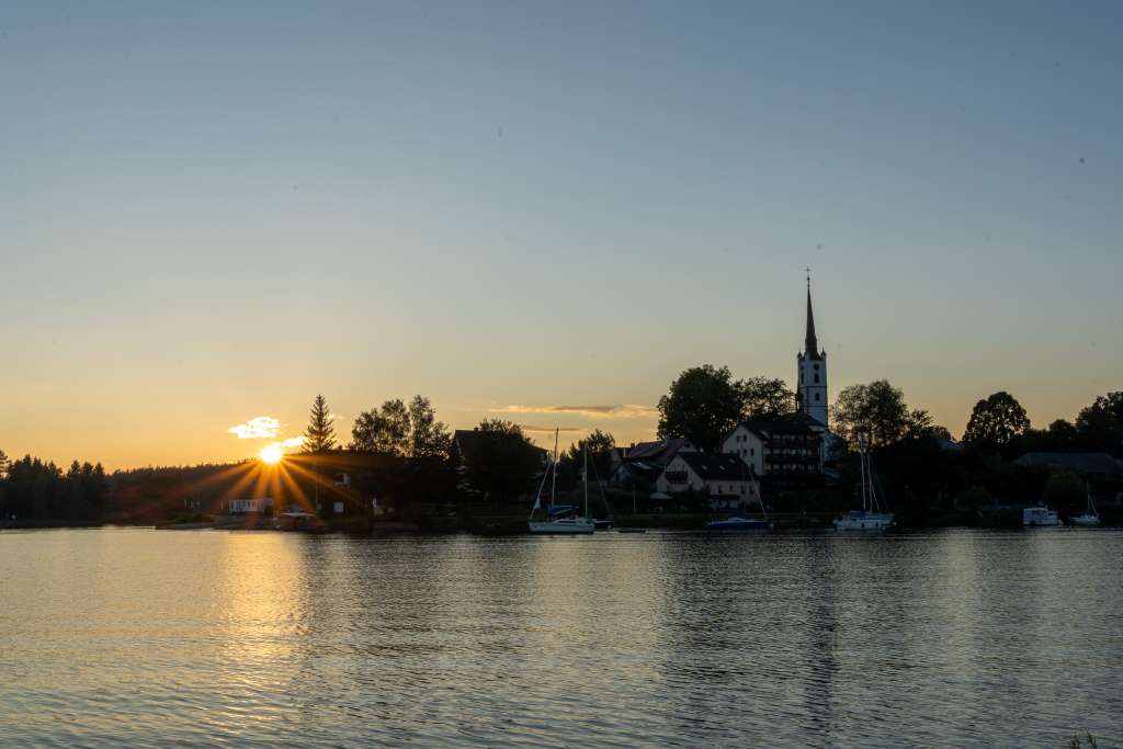 Campingplatz am Lipno Stausee