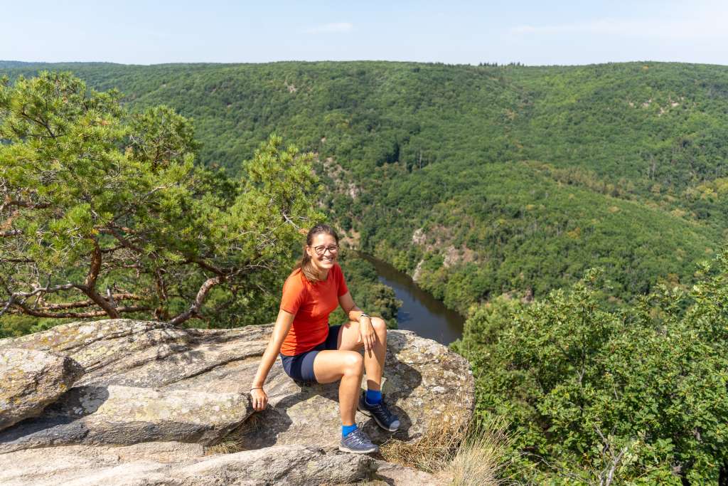 Nationalpark Podyjí Wanderung Sealsfieldstein