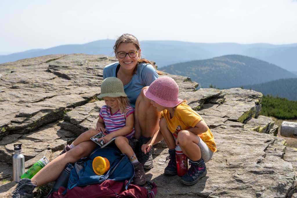 Tschechien Wandern Keprník mit Kindern