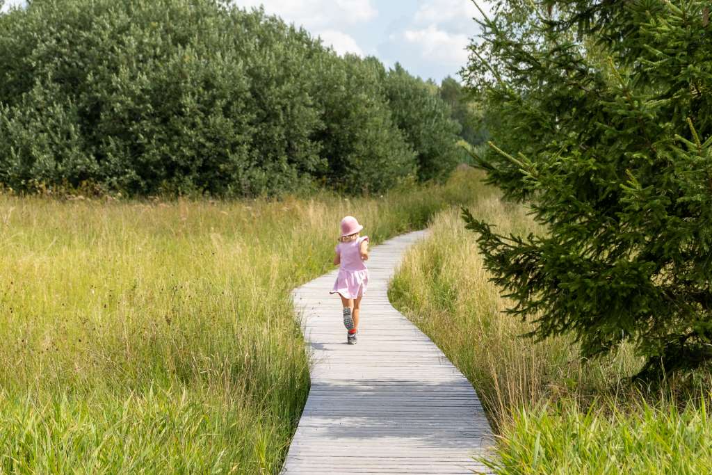 Wanderung Olšina-See mit Kindern