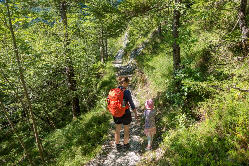 Wandern Slowenien mit Kindern Soca
