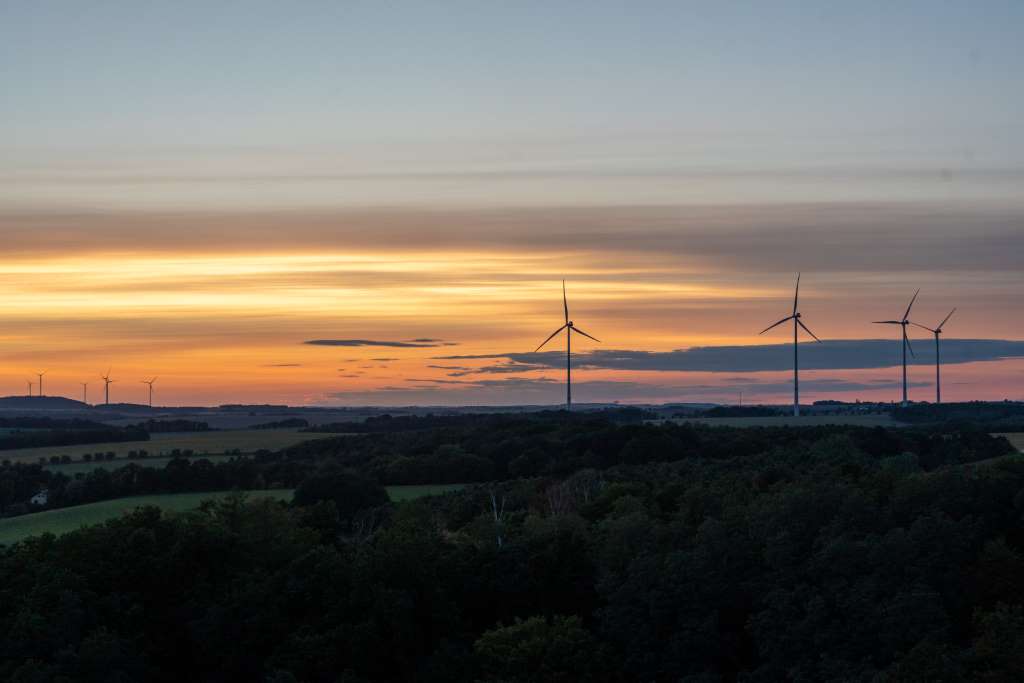 Sonnenuntergang Ernst Agnes Turm Schmölln