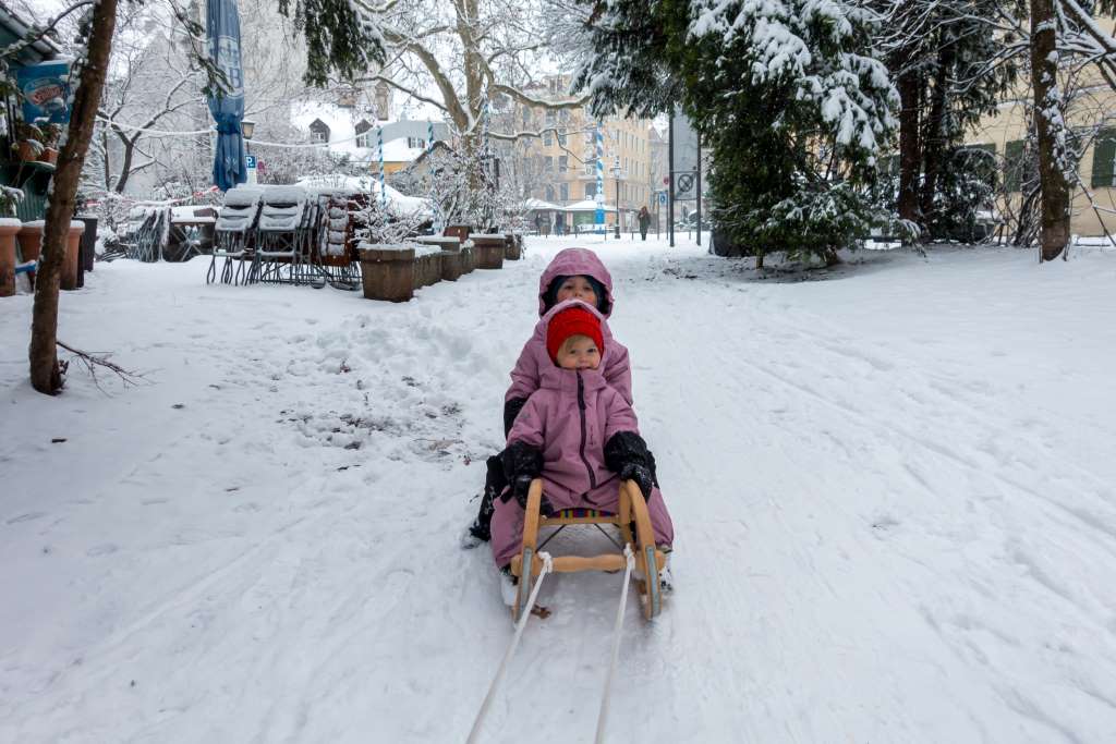 Schlittenfahren München