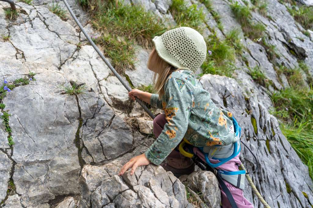 Dr.-Julius-Mayr-Weg Brünnstein mit Kindern