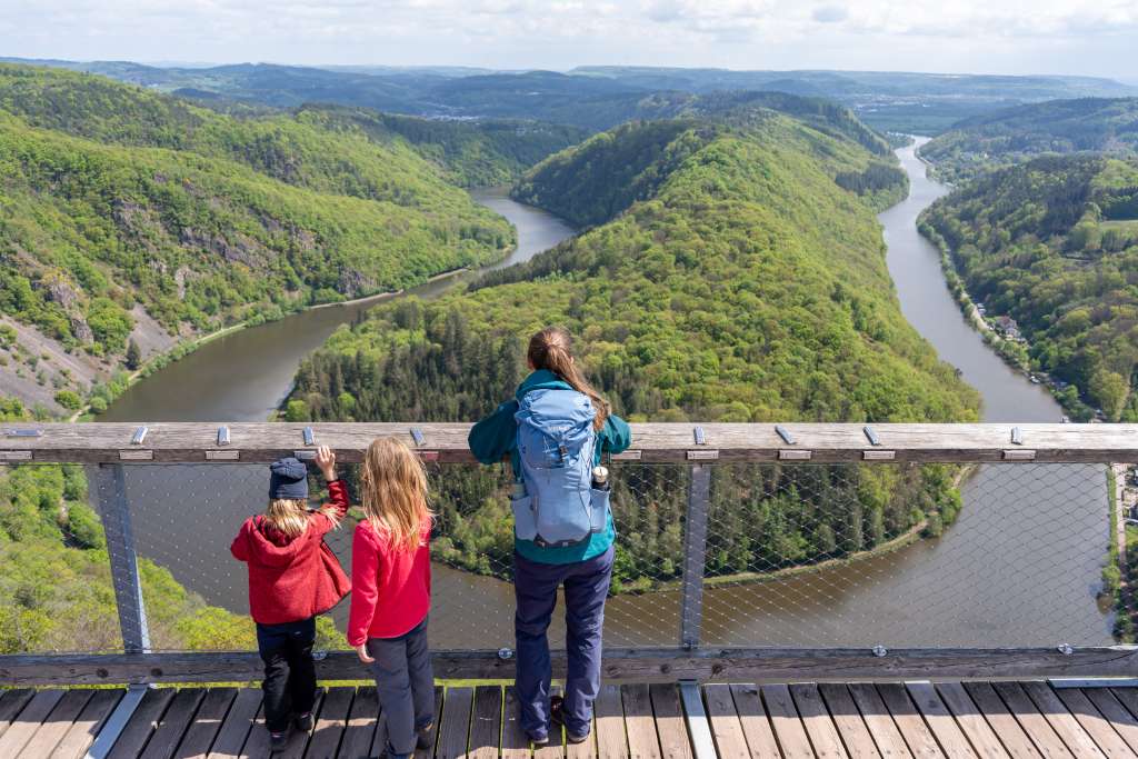 Ausblick auf die Saarschleife