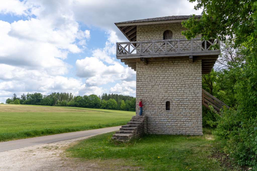 Altmühltal mit Kindern Limesturm Erkertshofen