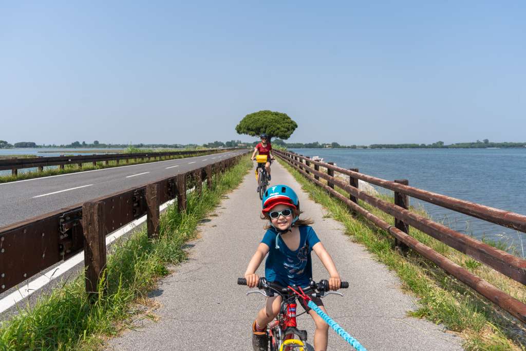 Alpe Adria Radweg kurz vor Grado