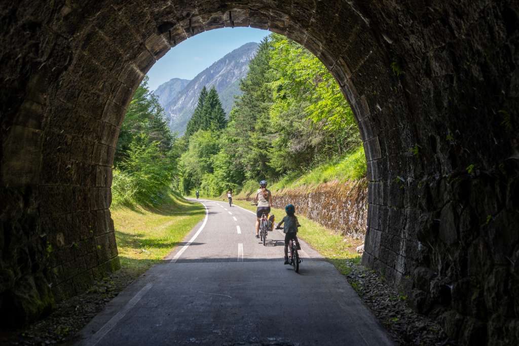 Alpe Adria Radweg mit Kindern Tarvis Udine