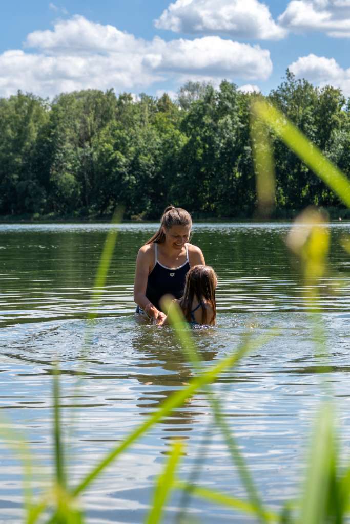 Schwaben mit Kinder Auwaldsee Lauingen