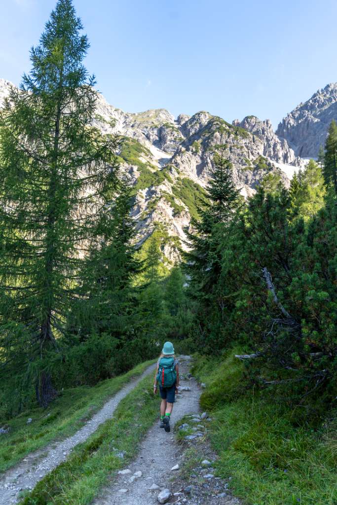 3 Tage Hüttentour Karwendel Abstieg nach Hochzirl