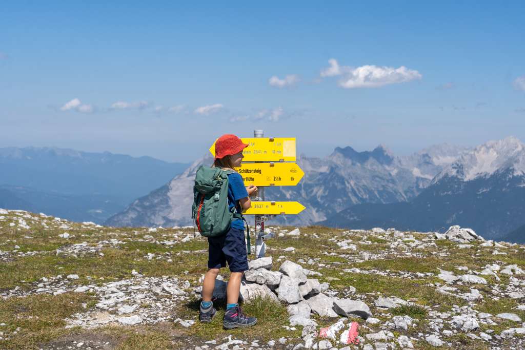 Auf dem Solsteinsattel