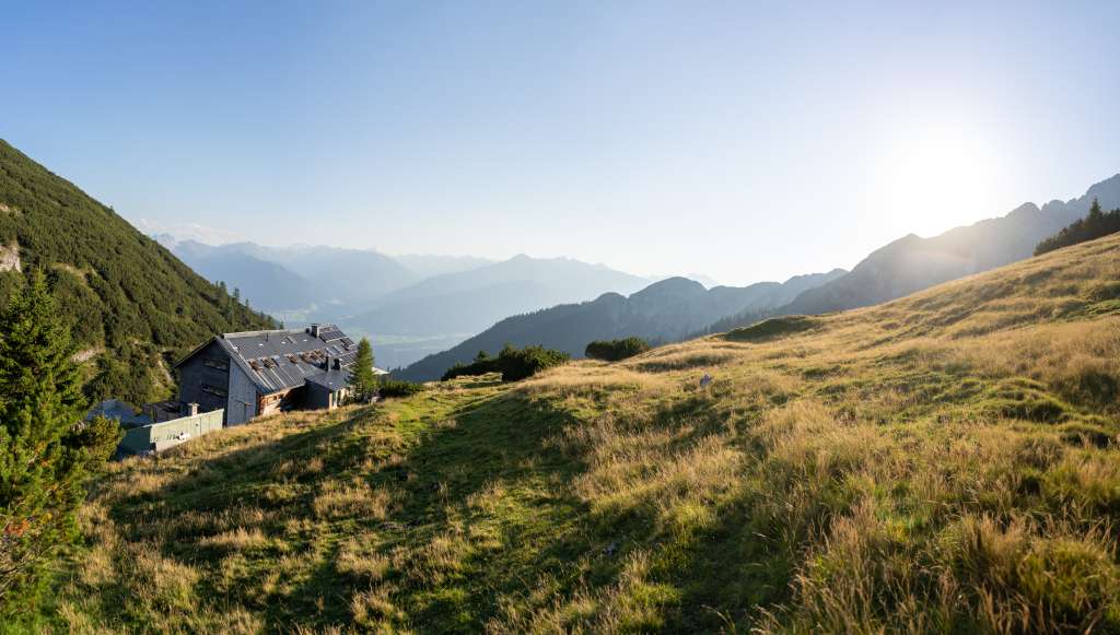 Sonnenuntergang am Solsteinhaus