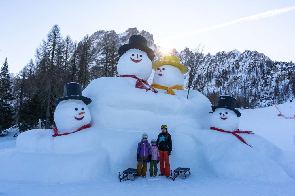 Riesenschneemänner Rotwand Südtirol