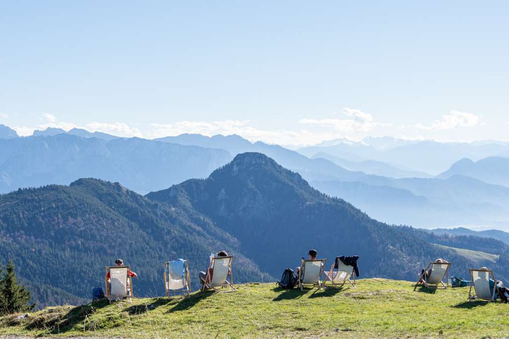 Ausblick Hochries Samerberg