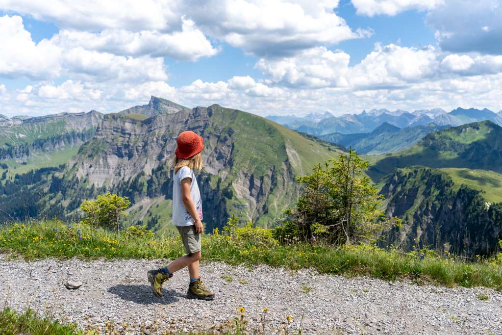 Wandern mit Kindern Diedamskopf