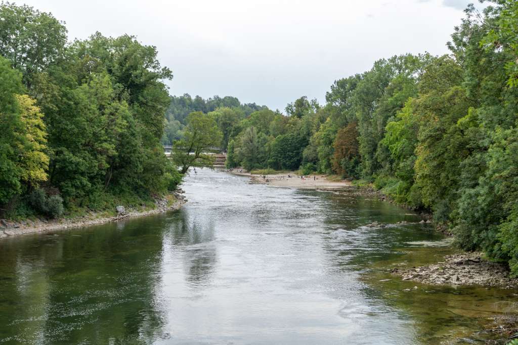 Der Lech in Landsberg am Lech
