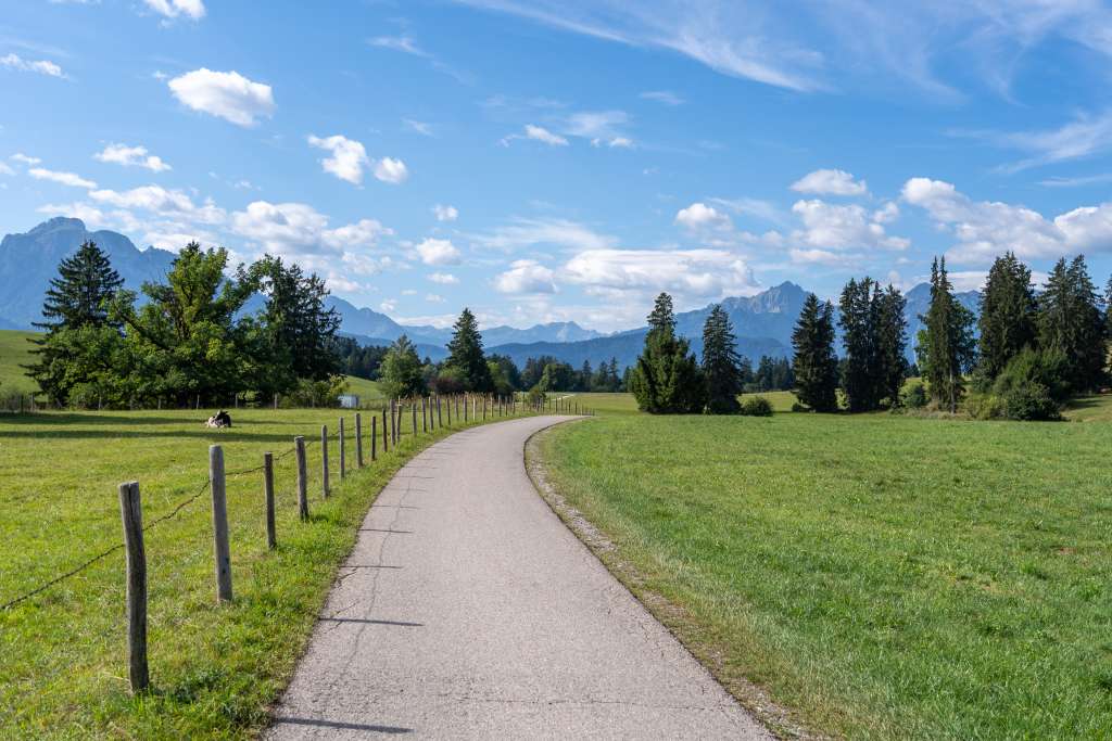 Lechradweg im Alpenvorland