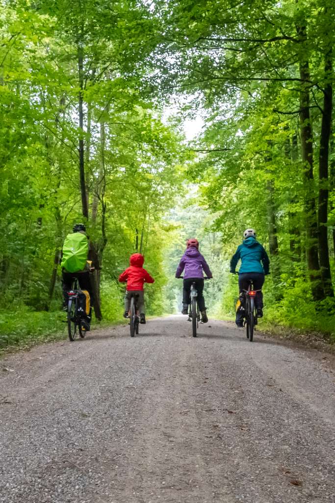 Lechradweg mit Eurobike als Familie