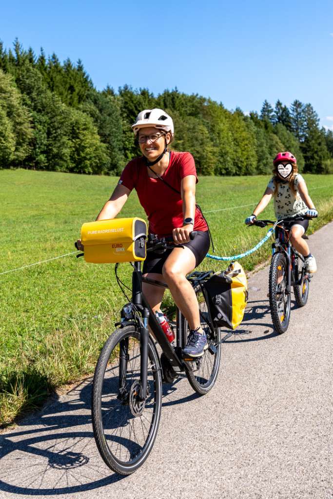 Tow Rope auf dem Lechradweg